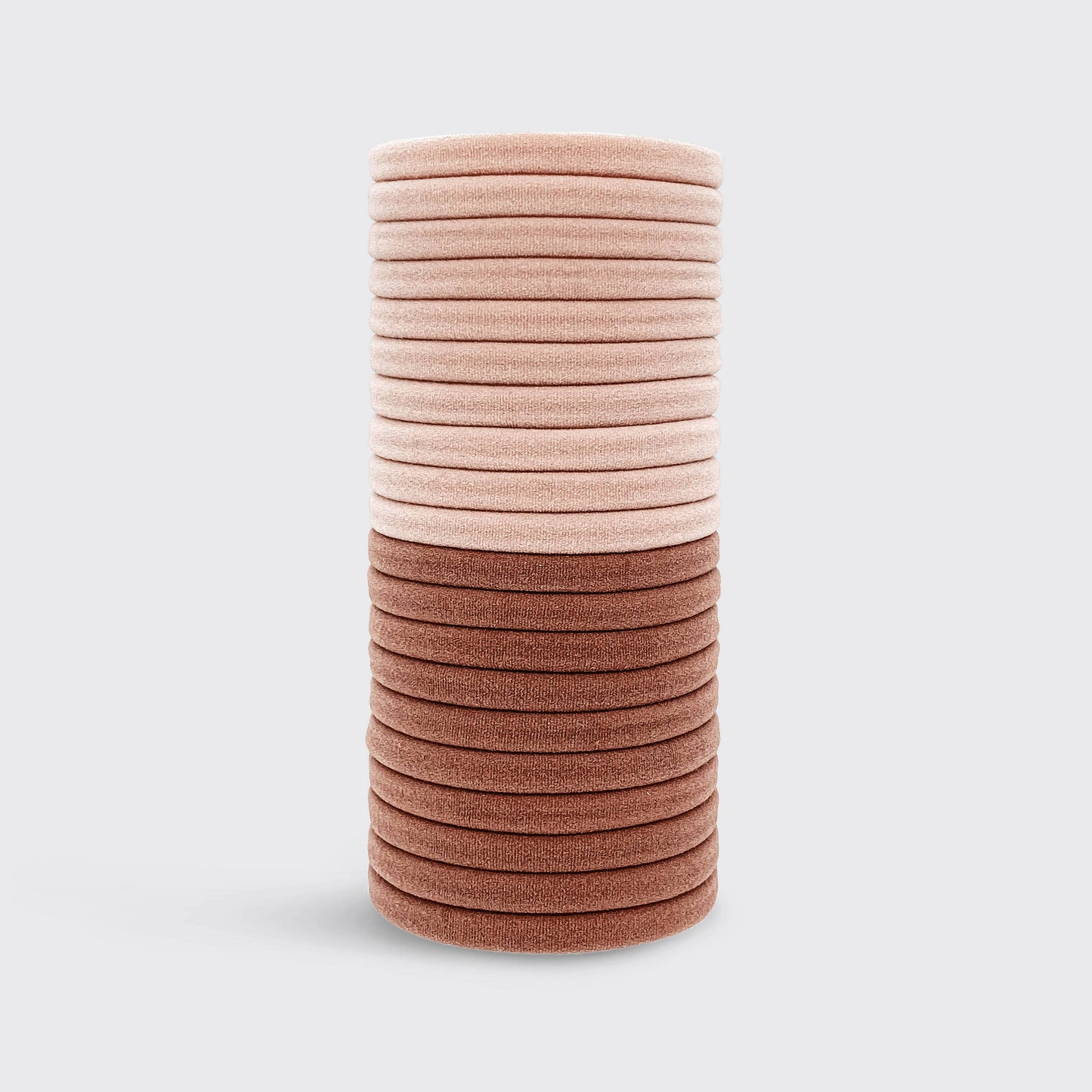 KITSCH - Eco-Friendly Nylon Elastics 20pc set - Blush
