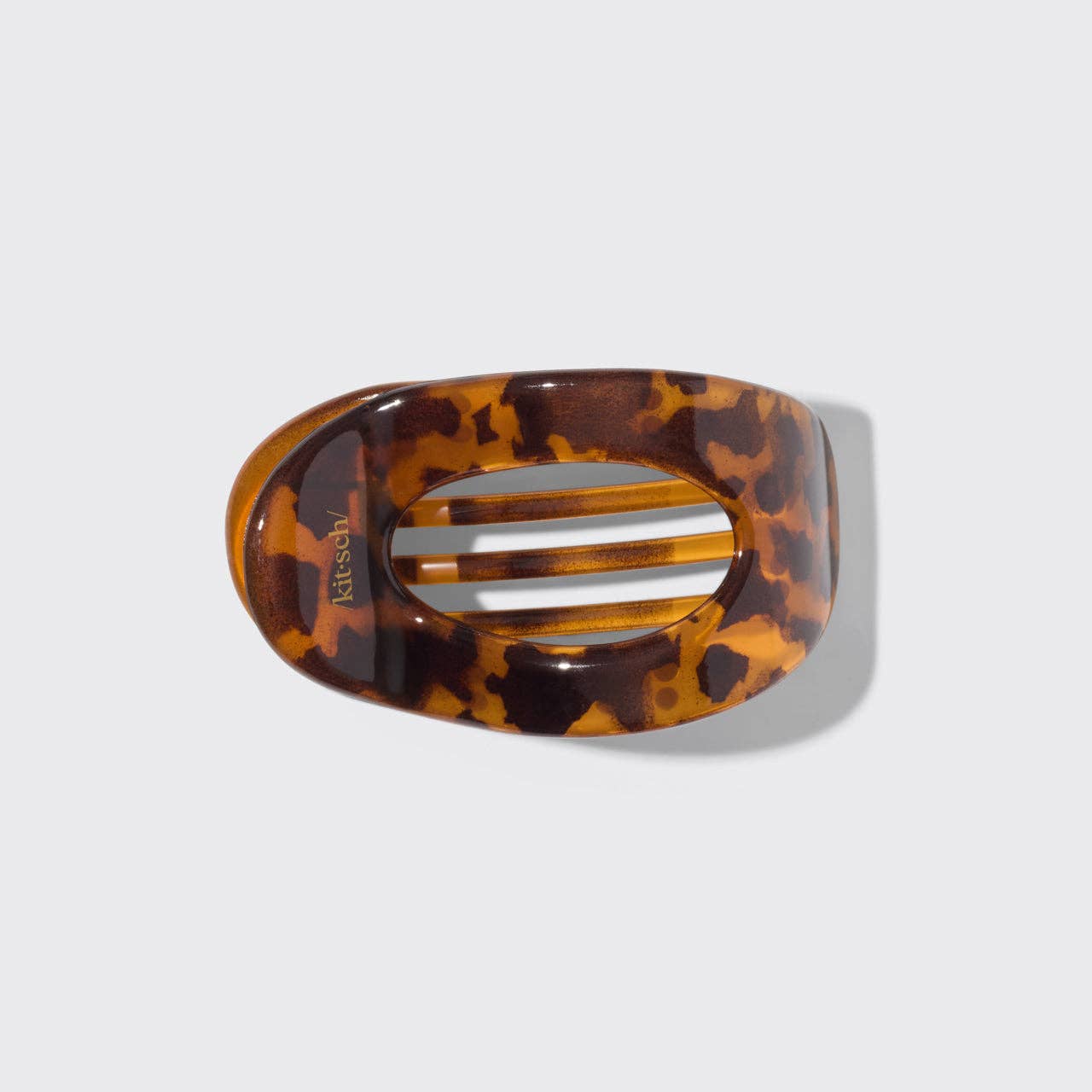 KITSCH - Recycled Plastic Small Flat Cloud Clip - Tort