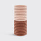 KITSCH - Eco-Friendly Nylon Elastics 20pc set - Blush
